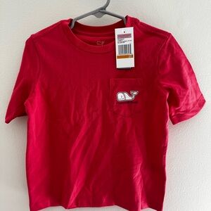 Vineyard Vines Kids Bright Red Short Sleeve Tee